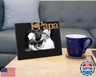 Isaac Jacobs Black Wood Sentiments “I Love Papa” / I Heart Papa Picture Frame, 4x6 inch, Photo Gift for Papa, Grandpa, Family, Display on Tabletop, Desk (Black, 4x6)