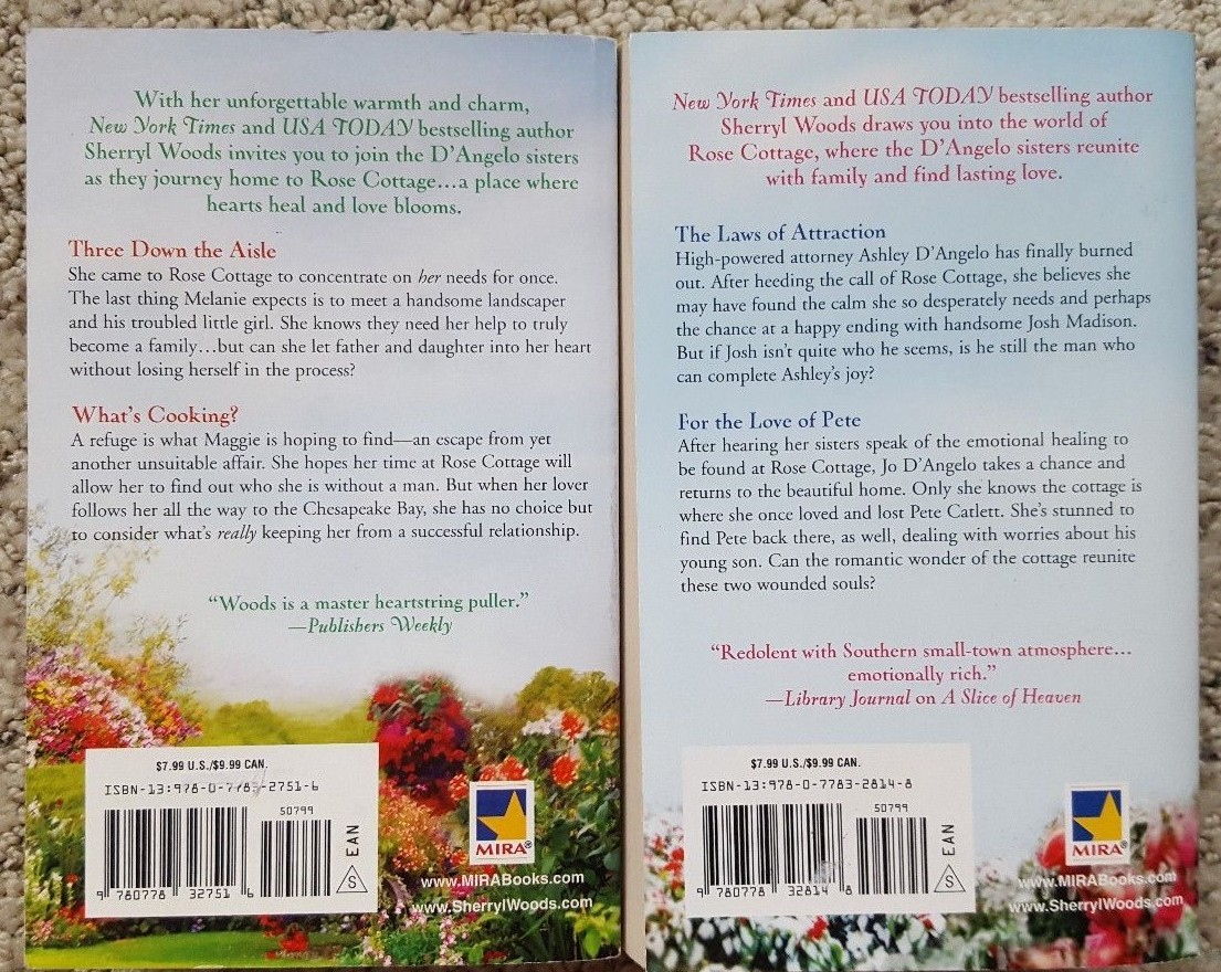 ROSE COTTAGE SERIES by Sherryl Woods - Home Rose Cottage/ Return Rose Cottage