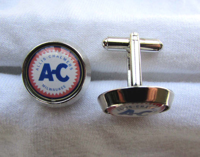 Allis Chalmers Cuff Links , A-C logo cufflinks , Allis Chalmers cuff links