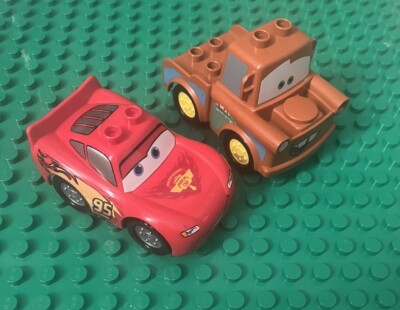 Lego Duplo - Lightning McQueen And Mater Tow Truck Pixar CARS Lot Pieces