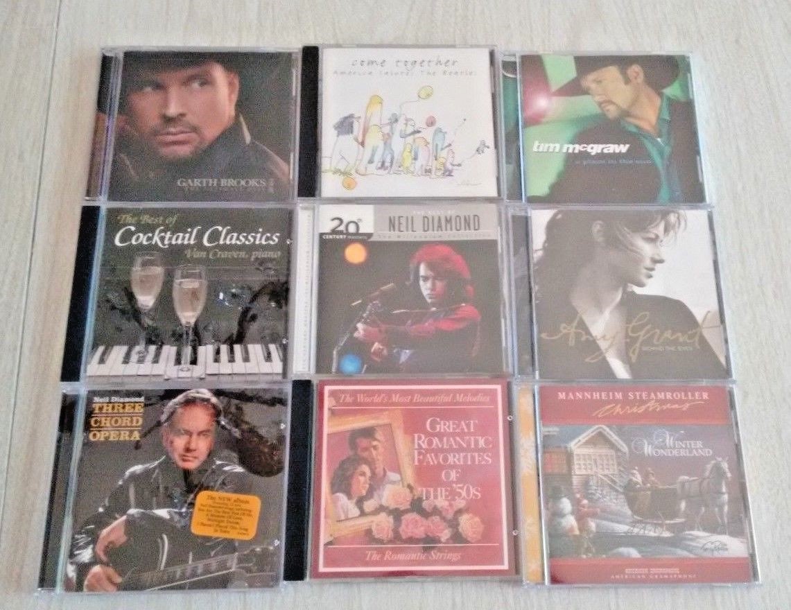 Lot of 31 CD Cases with Art Work but no CD's