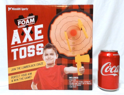 TOMAHAWK LUMBER JACK FOAM AXE TOSS GAME ''JOIN THE LUMBERJACK CRAZE'' NIB