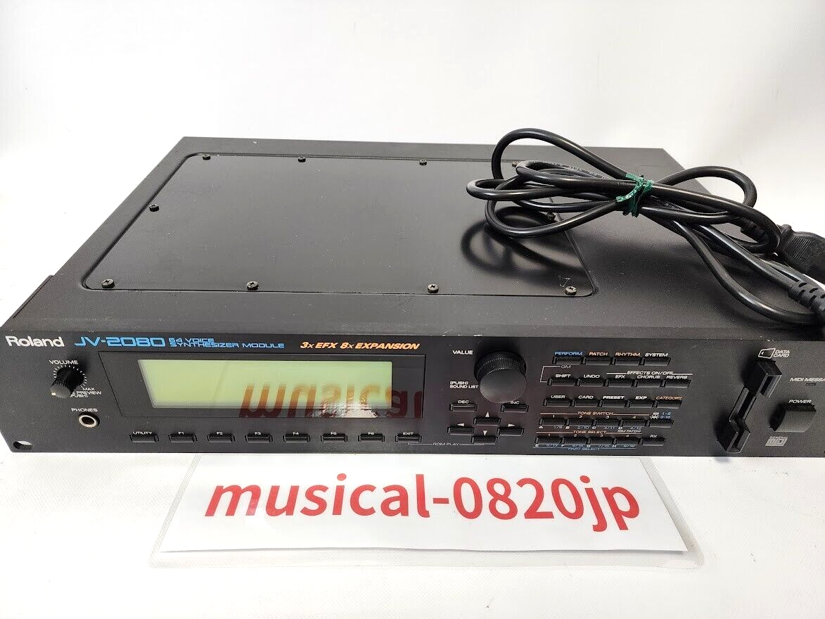 【美品】Roland JV-2080 音源モジュール 送料込み】Roland JV-2080 音源モジュール
