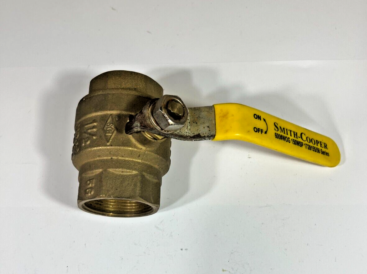 Smith-Cooper 600#WOG 150WSP 1728155/56 Series Ball Valve 1-1