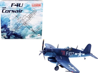Vought F4U-1D Corsair Fighter Plane 1st Lt. Phillip DeLong Marine Fighter (1945)