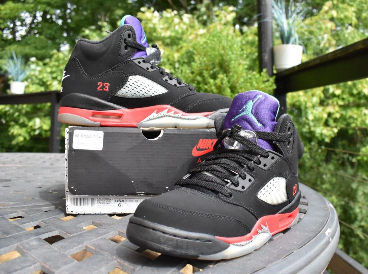 Nike Air Jordan 5 Retro GS 'TOP 3' CZ2989-001 Youth Size 6Y