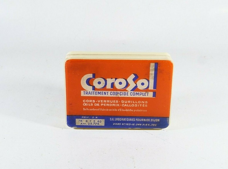Boite MÃ©Dicaments Corosol Traitement Coricide Laboratoires Fournier Dijon