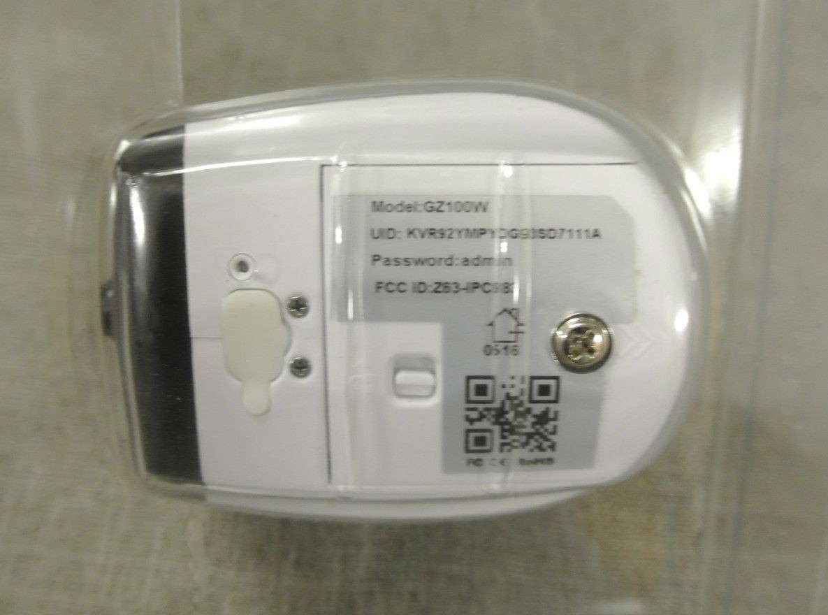 GUARDZILLA HD INDOOR~OUTDOOR WIRELESS VIDEO CAMERA IN ORIGINAL BOX (100975-2 H)