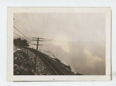 Vintage Photo Adirondack Mountains Lake Champlain Winding Road Horizon NY 1935