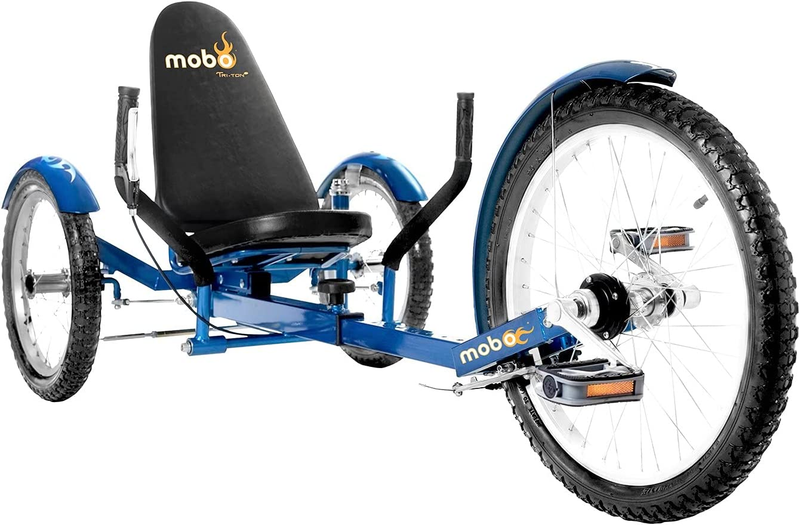 Mobo Triton Pro 3 Wheel Recumbent Bike. Adult Tricycle. Trike for Seniors & Yout