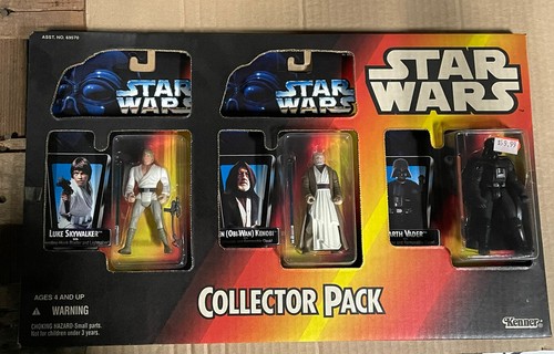 VINTAGE Star Wars Collector Pack - Luke, Obi-Wan, Vader, Han