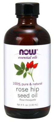 NOW Foods 100% Pure Essential Oils Rose Hip Seed Oil 4oz. FRESH NEW