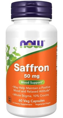 Now Foods Шафран с цельными травами, 60 шт. в растительных капсулах