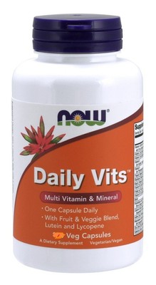 Now Foods Daily Vits Мультивитамины и минералы, 30 вегетарианских капсул