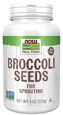 Now Foods Семена брокколи, 4 унции семян