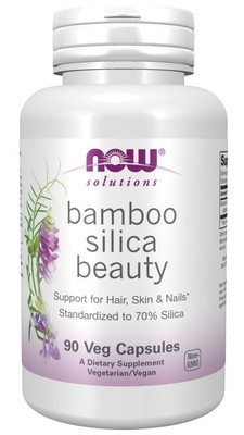 Now Foods Bamboo Silica Beauty 90 вегетарианских капсул
