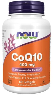 Now Foods CoQ10 400 мг 60 мягких капсул
