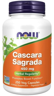 Now Foods Cascara Sagrada 450 мг 250 капсул