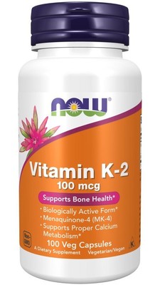 Now Foods Витамин К-2 100 мкг 100 растительных капсул