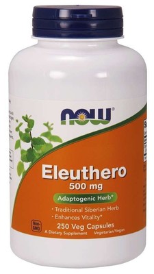 Now Foods Элеутерококк 500 мг 250 капсул