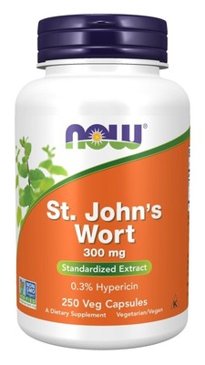 Now Foods Экстракт зверобоя 300 мг, 0,3 %, 250 капсул