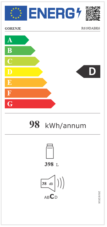 EEK:D Energieeffizienz D