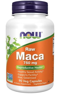 Now Foods Maca 750 мг Raw 90 VegCap