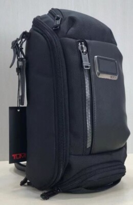 TUMI ALPHA BRAVO Kelly Sling Body Bag 1097021041 Ballistic Nylon Leather outlet