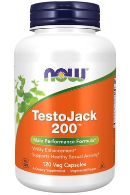 Now Foods TestoJack 200 Extra Strength 120 VegCap