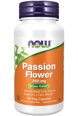 Now Foods Экстракт пассифлоры, 90 растительных капсул
