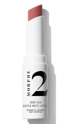 MORPHE 2- Good Talk Blotted Matte Lipstick -''PINK PUCKER'' - Full Size/New In Box