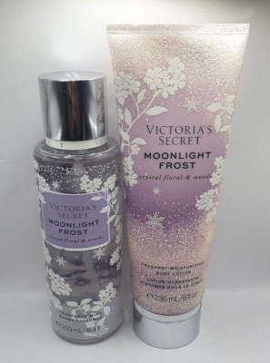 VICTORIA'S SECRET MOONLIGHT FROST BODY MIST & CREAM (SET OF 2)