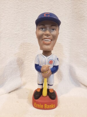 VERY RARE Ernie Banks 1995 SAMS Ceramic Bobblehead Doll