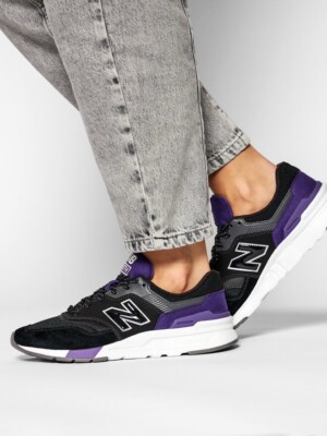New Balance 997H Low Suede Trainers CW997HAF /purple/White/black Sz 5.5