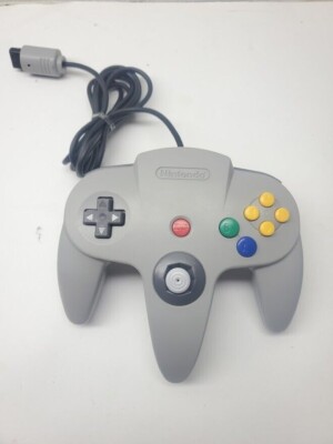 Excellent - Nintendo 64 Gray Controller AUTHENTIC OEM N64 Original Tight Stick