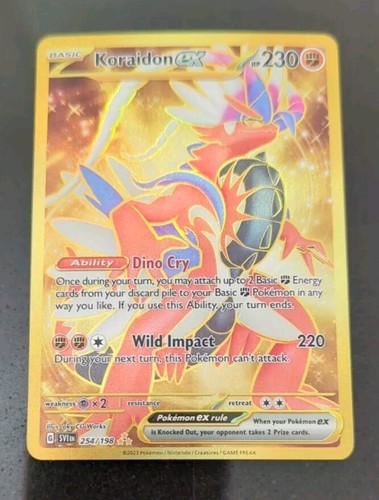 コライドンex rr 140枚 KORAIDON Koraidon ex UR 360/190 SV4a Shiny Treasure ex Pokemon Card