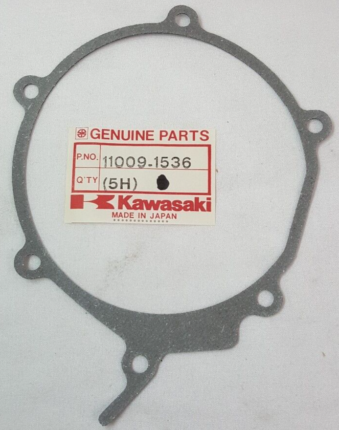 QTY 2 NEW GENUINE KAWASAKI 11009-1536 GASKET GENERATOR KDX80