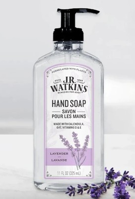 J.R. Watkins Plant Based Hand Soap Lavender Scented, 11 fl oz