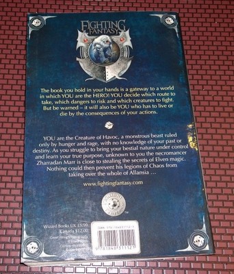 Wizard Books Fighting Fantasy Game Book #5 SC Creature of Havoc Steven Jackson