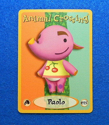 Nr. Mint Animal Crossing PAOLO e-Reader Card Nintendo Gamecube Series 1 2002 