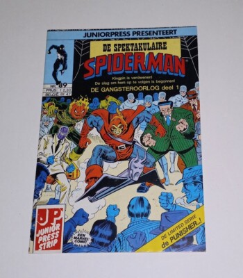 1987 DUTCH MARVEL COMICS SPECTACULAR SPIDER MAN # 89 MARVEL COMICS PUNISHER