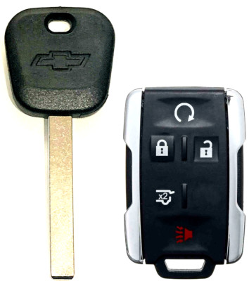 Chevtolet 2014-2019 B119 Transponder key + 5B Remote Fob M3N-32337100 A+++