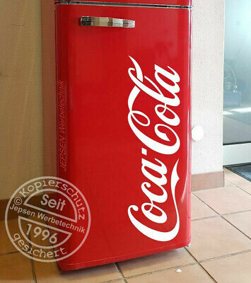 Aufkleber Coca Cola 70cm für ihren Kühlschrank Auto Tür Fenster... Farbauswahl 