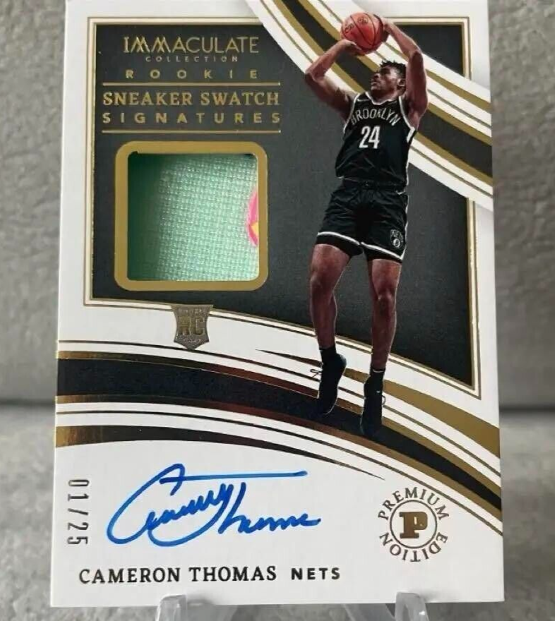 Immaculate Cameron Thomas RCスニーカーパッチサイン Immaculate Cameron Thomas Rc Sneaker Patch Sign | eBay