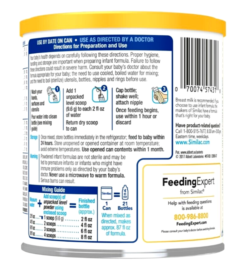 6 Similac Neosure Powder Formula 13.1.oz Cans for Premature - Exp 05/2026
