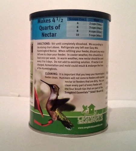 Songbird Essentials Hummingbird Food 24oz can SE629 Makes 3.75 Quarts Easy Mix