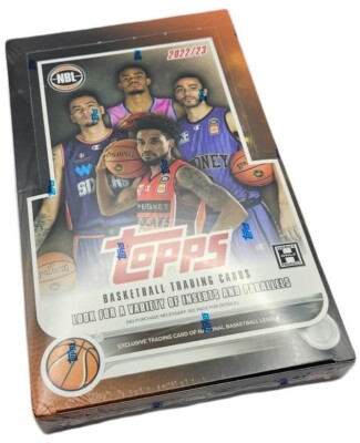 2022-23 Topps NBL Basketball Factory Sealed Hobby Box 20 Packs Per Box 160 Cards