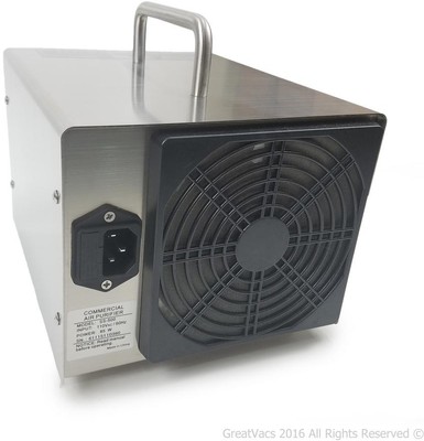 Portable Air Purifier 120-Volt 80 CFM Fan Ozone Generator Filter Stainless Steel
