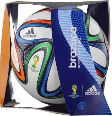 Adidas Brazuca Soccer Ball FIFA World Cup 2014 Brazil,Official Match Ball Size 5