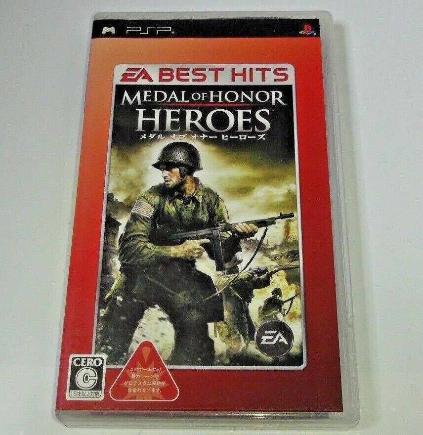 【新品】MEDAL OF HONOR HEROES メダル・オブ・オナー　PSP Medal of Honor Heroes (EA Best Hits) Sony Playstation